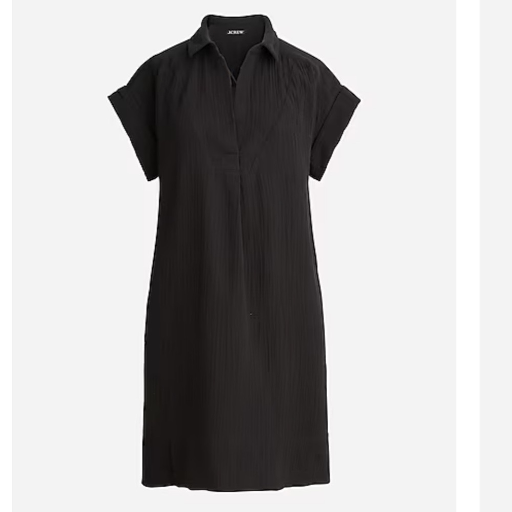 J. Crew V-neck shirtdress in soft gauze